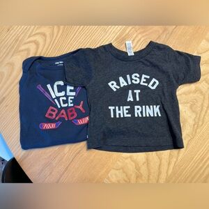 Kids Graphic Tees - Navy and Charcoal